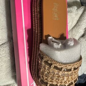 Corkys Raffia Woven Sandals